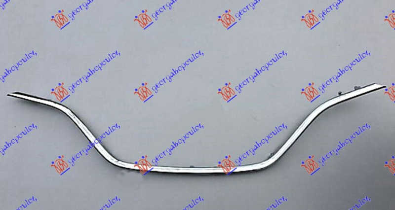 ShiritMaskë pvc/grila e poshtëm, krom