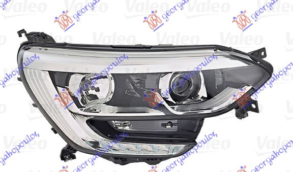 Fenerë elektrik (H7/H7) krom me LEDDritë ditore (VALEO)