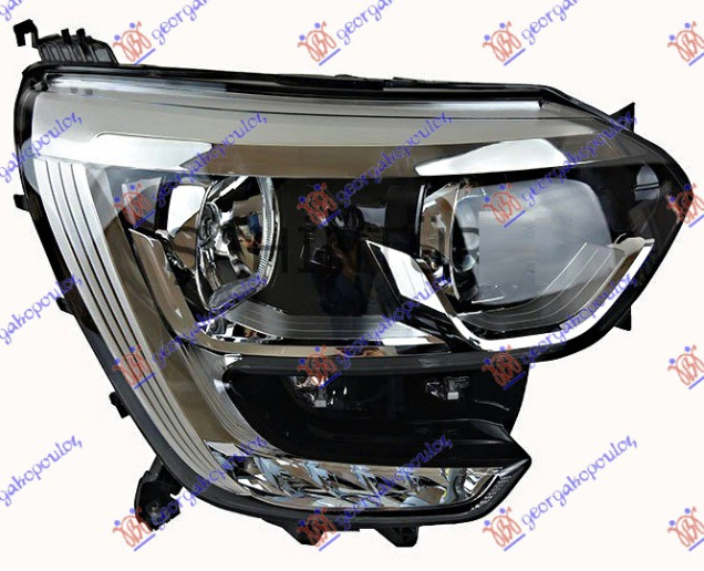 Fenerë elektrik (H7/H7) krom me LEDDritë ditore (VALEO)
