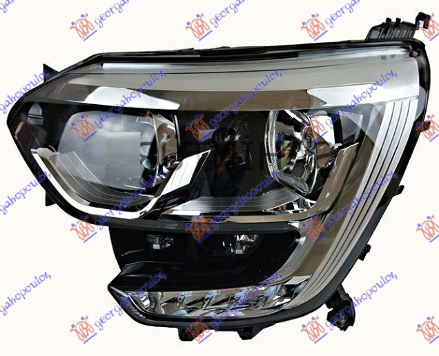 Fenerë elektrik (H7/H7) krom me LEDDritë ditore (VALEO)