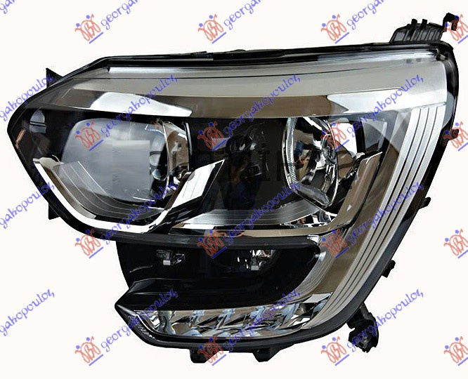 Fenerë elektrik (H7/H7) krom me LEDDritë ditore (VALEO)