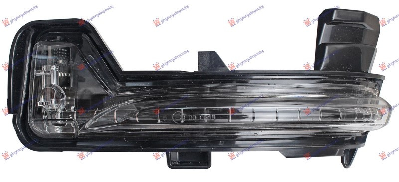 drita pulsuese në pasqyrë LED