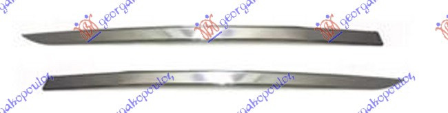 Maskë pvc/grilë shirita krom (set 2 pjesë)