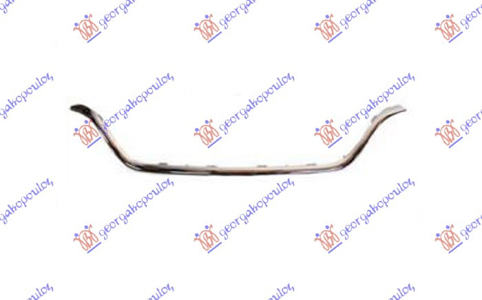 ShiritMaskë pvc/grila e poshtëm, krom