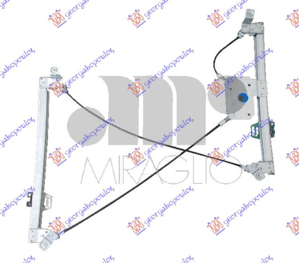 Ngritës/rregullator elektrik 3 dyer (pa motor) (А cilësi)