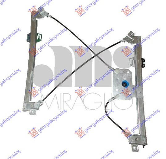 Ngritës/rregullator për dritaren e përparme elektrik 5 dyer (pa motor) (А cilësi)