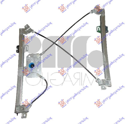 Ngritës/rregullator për dritaren e përparme elektrik 5 dyer (pa motor) (А cilësi)