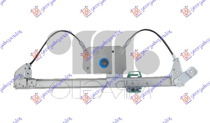 Ngritës/rregullator për dritaren e pasme elektrik (pa motor) (А cilësi)