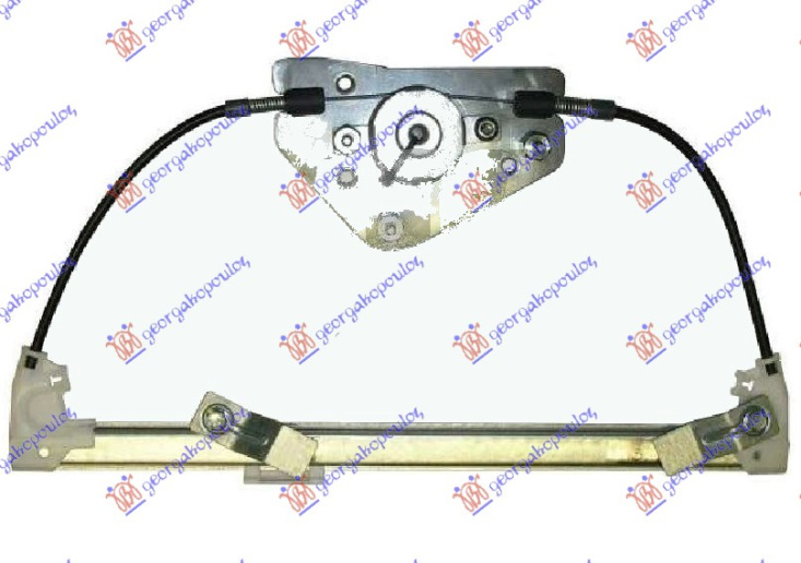 Ngritës/rregullator për dritaren e pasme elektrik (pa motor) (А cilësi)