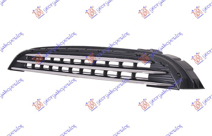 Maskë pvc/grilë (krom-line) (me shirit krom)