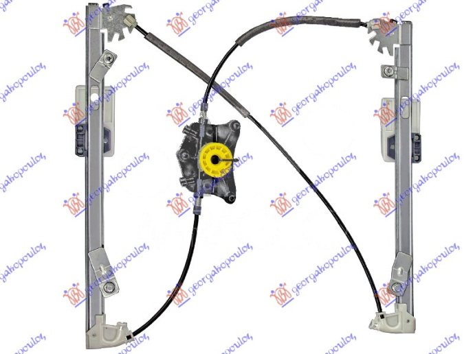 Ngritës/rregullator për dritaren e përparme elektrik (pa motor) (А cilësi)