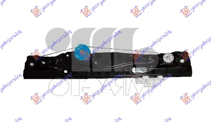 Ngritës/rregullator për dritaren e pasme mini (pa motor) (А cilësi)