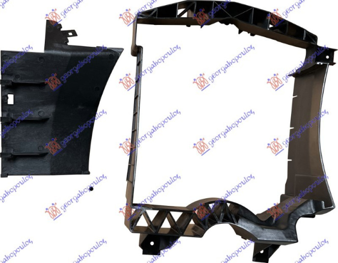 Thithës ajri radiator për motor plastik (baza)
