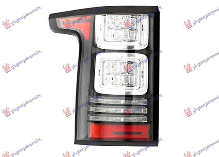Dritë stop FULL LED (me ngjyrë të zezë) (VALEO)