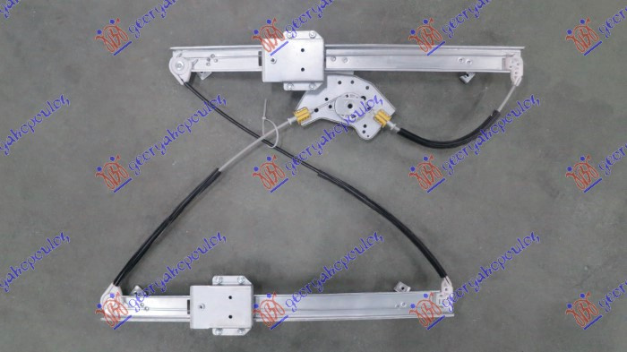 Ngritës/rregullator për dritaren e përparme elektrik (pa motor)