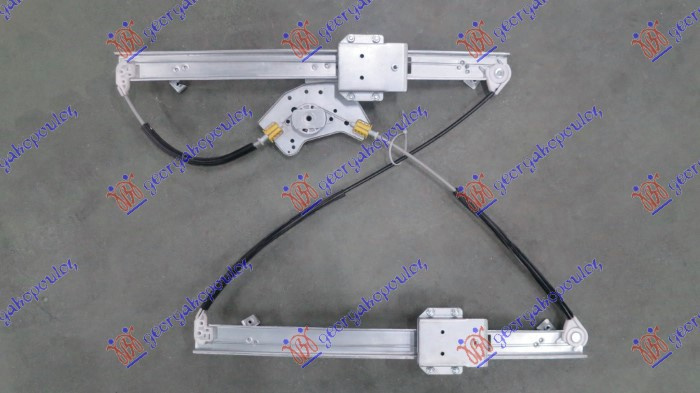 Ngritës/rregullator për dritaren e përparme elektrik (pa motor)