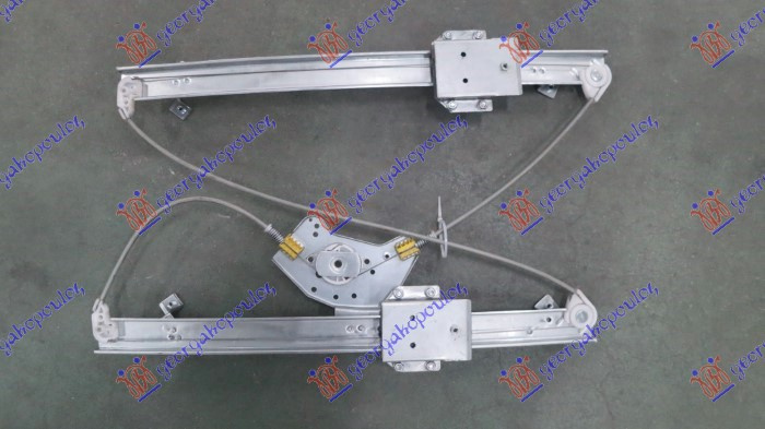 Ngritës/rregullator për dritaren e pasme elektrik (pa motor)