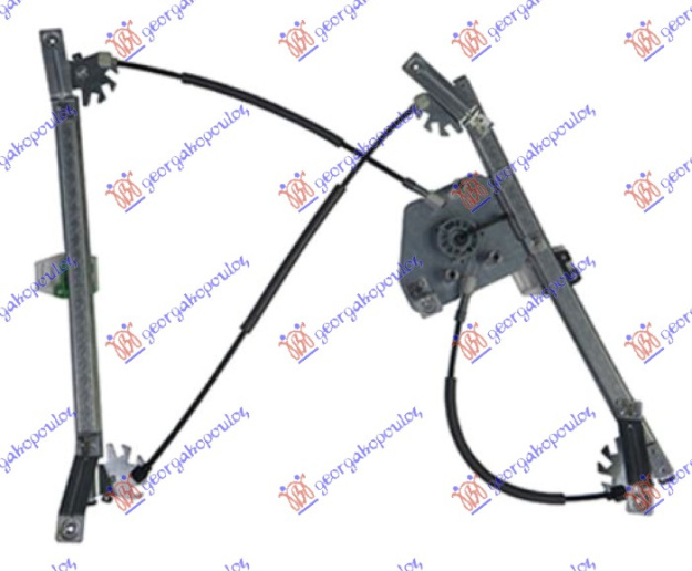 Ngritës/rregullator për dritaren e përparme elektrik (pa motor) (А cilësi)