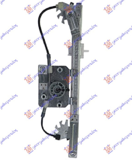 Ngritës/rregullator për dritaren e pasme elektrik (pa motor) (А cilësi)