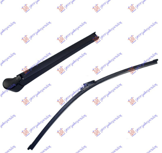 Larës dritaresh i pasëm me krah dhe teh (H/B) 410mm