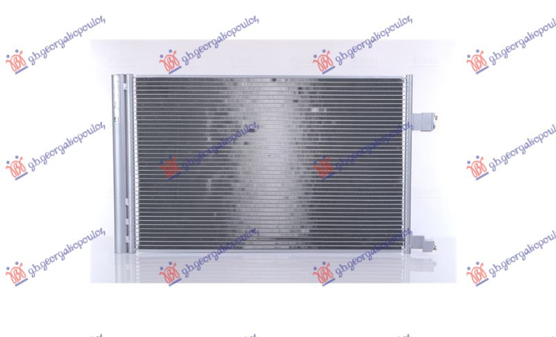 Radiator i kondicionerit benzinë/dizel (645x388x12)
