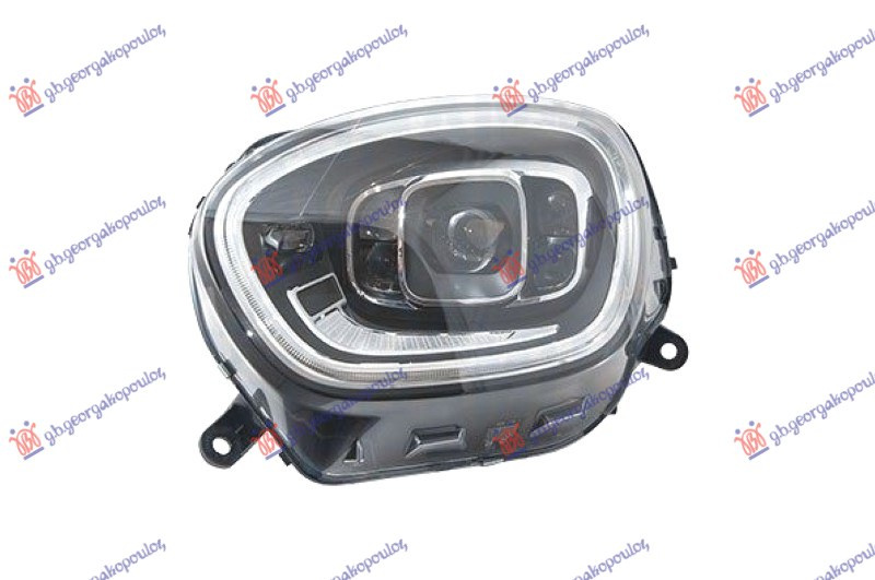 Fenerë FULL LED pa me shkëlqim RIX (E) (MARELLI)
