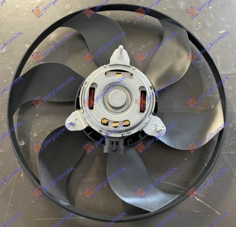 Ventilator (Motor + helikë) 1.7 CDTi dizel (345MM) (2 pinë)