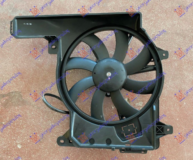 Ventilator komplet (i vetëm) 1.3-1.7 CDTi dizel (365mm) (2 pinë)