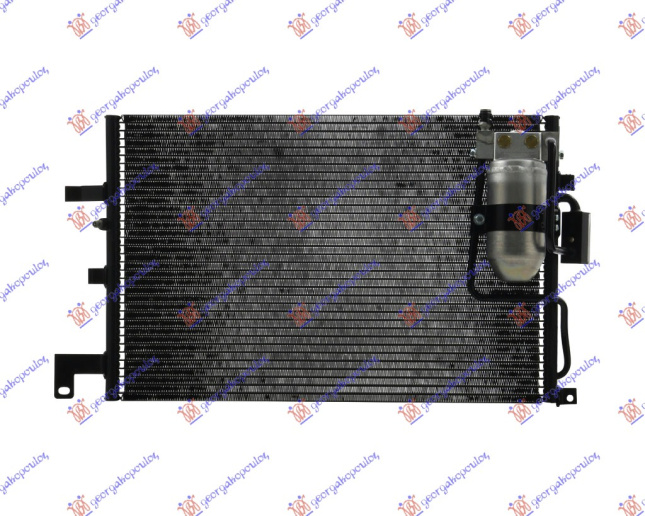 Radiator i kondicionerit benzinë/dizel (50,5x34,8x16)