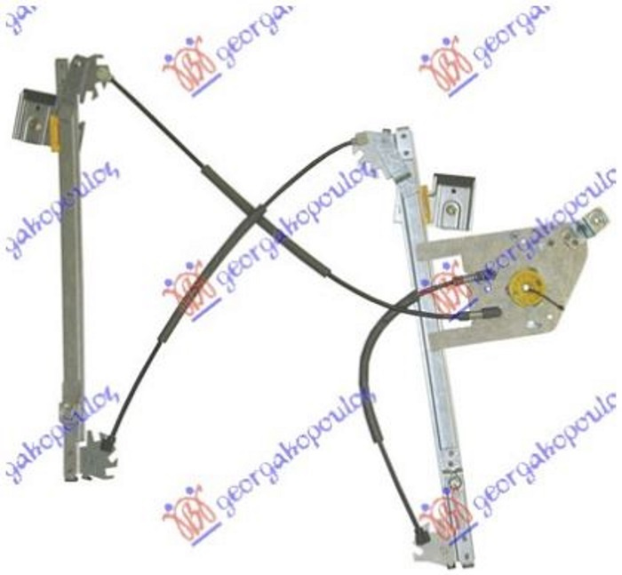 Ngritës/rregullator për i përparëm 5 dyer elektrik (pa motor)