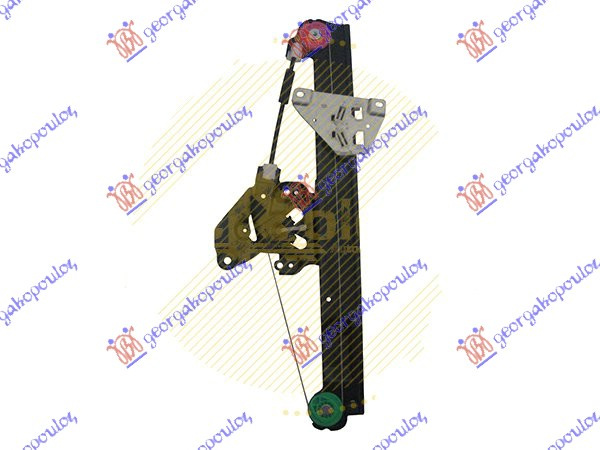 Ngritës/rregullator për dritaren e pasme elektrik (pa motor) (А cilësi)
