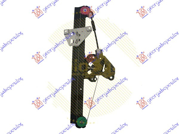 Ngritës/rregullator për dritaren e pasme elektrik (pa motor) (А cilësi)