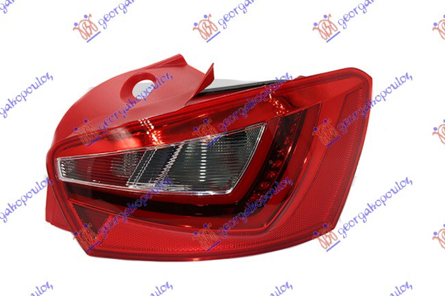 Dritë stop 5 dyer bazë e kuqe LED