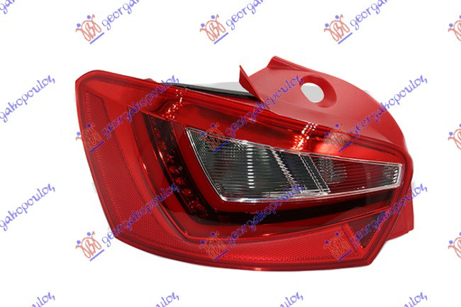 Dritë stop 5 dyer bazë e kuqe LED