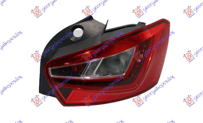 Dritë stop 5 dyer (bazë e zezë) LED