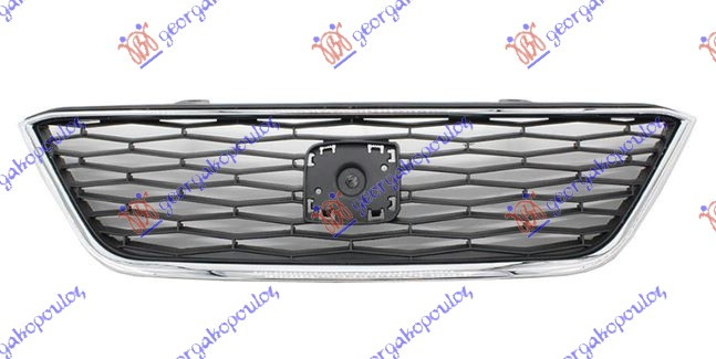 Maskë pvc/grilë komplet me kornizë krom