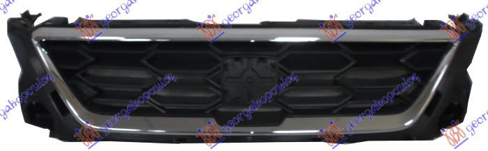 Maskë pvc/grilë komplet me shirit krom (FR)