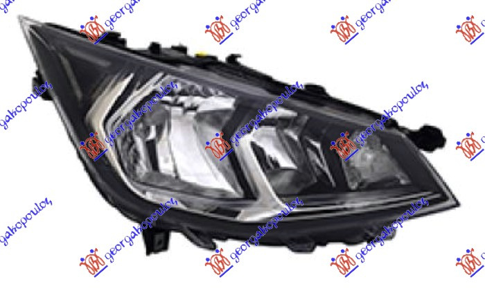 Fenerë elektrik (H7/H7) me LEDDritë ditore (E) (TYC)