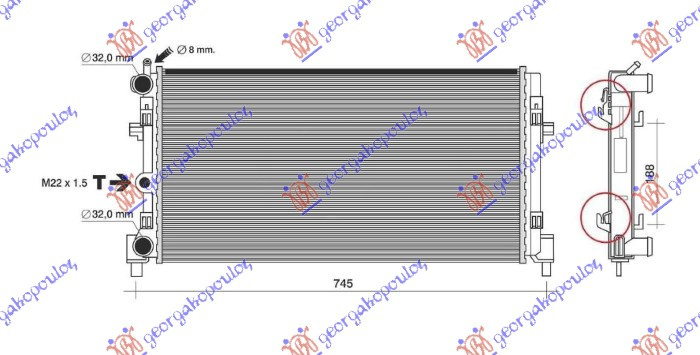 Radiator për motor 1.0 benzinë (marsh manual) (640x340)
