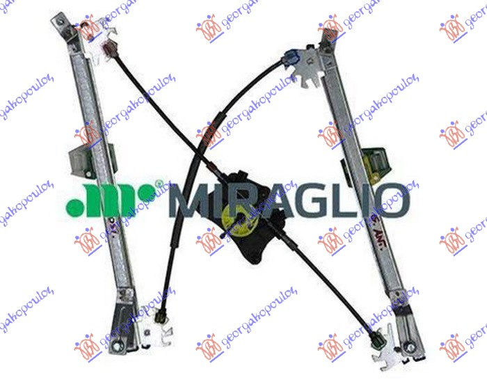 Ngritës/rregullator për dritaren e përparme elektrik (pa motor) (А cilësi)