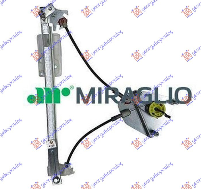 Ngritës/rregullator për dritaren e pasme elektrik (pa motor) (А cilësi)