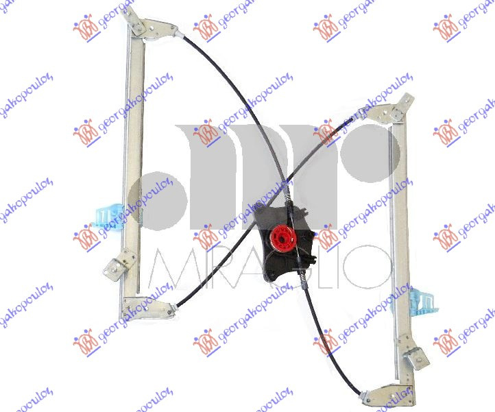 Ngritës/rregullator për dritaren e përparme elektrik (pa motor) (А cilësi)