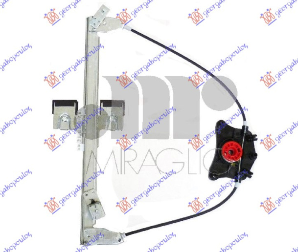 Ngritës/rregullator për dritaren e pasme elektrik (pa motor) (А cilësi)