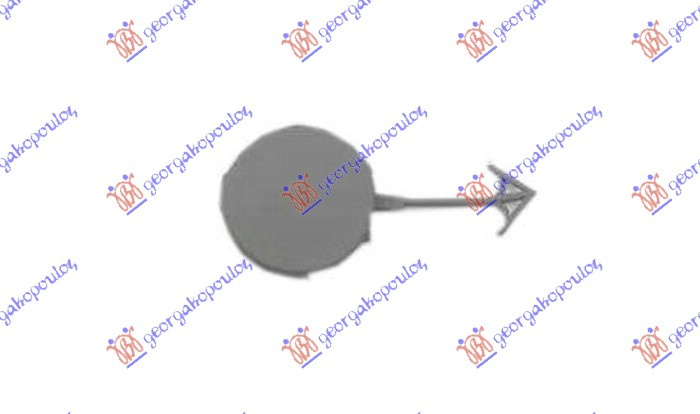 Kapak për çengel në parakolpin e pasmë
