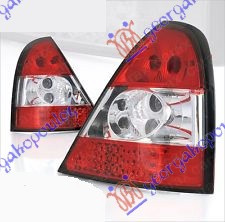 Drita stop kuq-bardhë LED