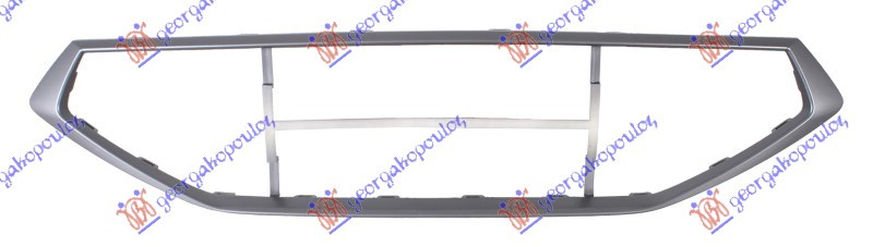 Kornizë për Maskë pvc gri/e argjendtë