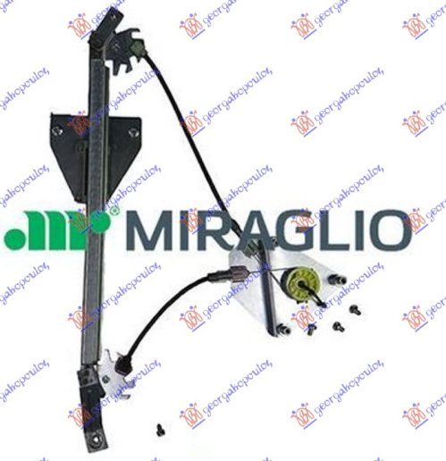 Ngritës/rregullator për dritaren e pasme elektrik (pa motor) (А cilësi)