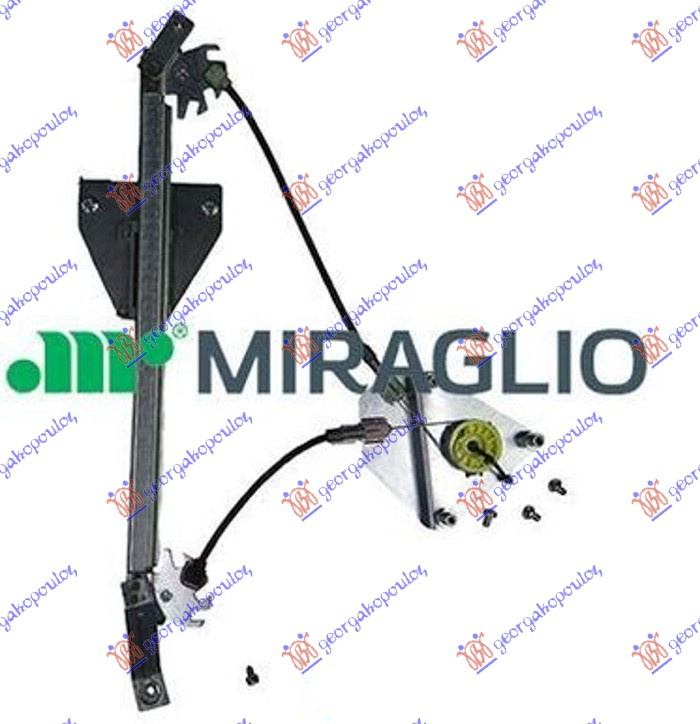 Ngritës/rregullator për dritaren e pasme elektrik (pa motor) (А cilësi)