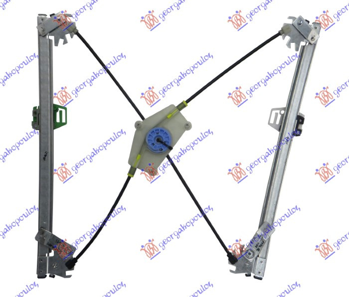 Ngritës/rregullator për dritaren e përparme elektrik (pa motor) (А cilësi)