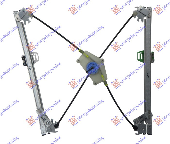 Ngritës/rregullator për dritaren e përparme elektrik (pa motor) (А cilësi)